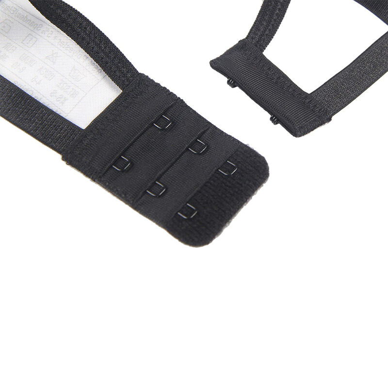 SUBBLIME - LOT 3 PIÈCES SOUTIEN-GORGE + STRING + JARRETIÈRE DENTELLE NOIR L/XL