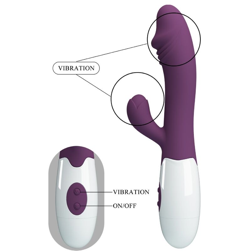 Vibrateur snappy g-spot violet