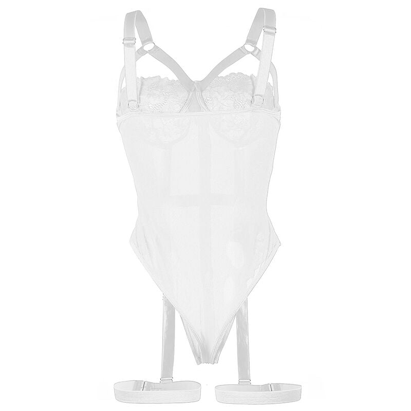 Body Teddy Dentelle Brides Poitrine Jarretière Intégrée - Subblime