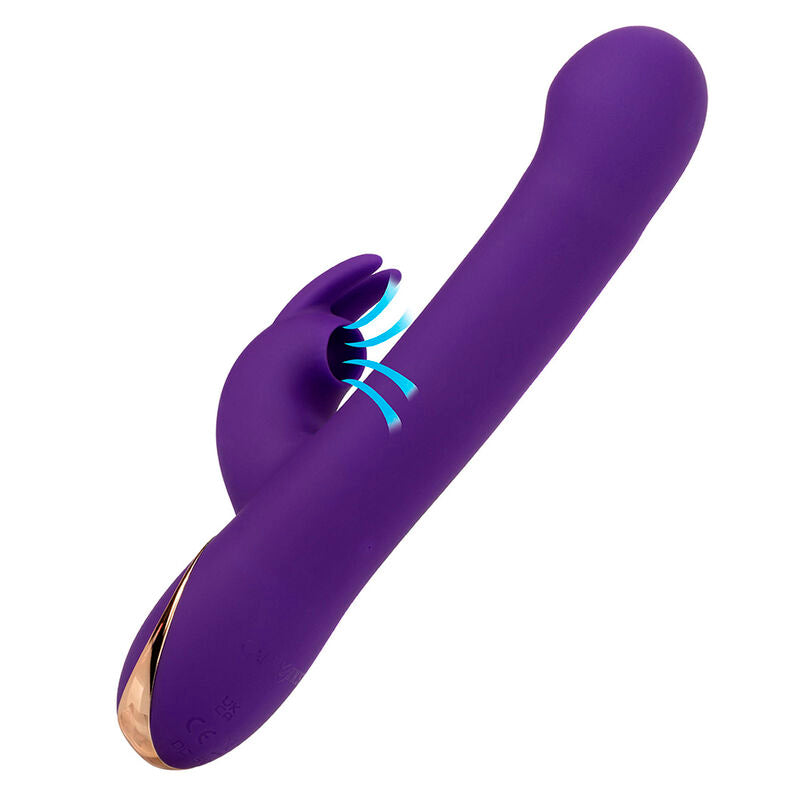 CALEXOTICS - JACK RABBIT VIBRATEUR ET STIMULATEUR 7 NIVEAUX DE VIBRATION ET ONDES STIMULANTES BLEU