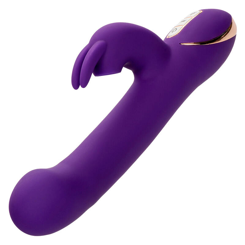 CALEXOTICS - JACK RABBIT VIBRATEUR ET STIMULATEUR 7 NIVEAUX DE VIBRATION ET ONDES STIMULANTES BLEU