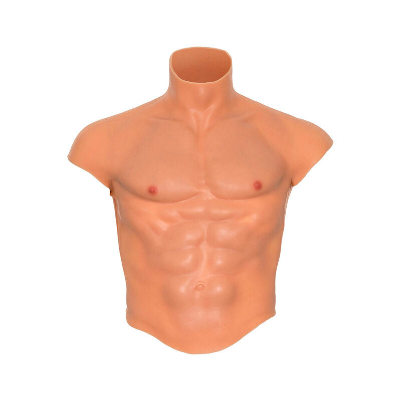 DÉSIR CACHÉ - T-SHIRT TORSE MASCULIN EN SILICONE ALTER EGO AVEC ESTHÉTIQUE DES ABS