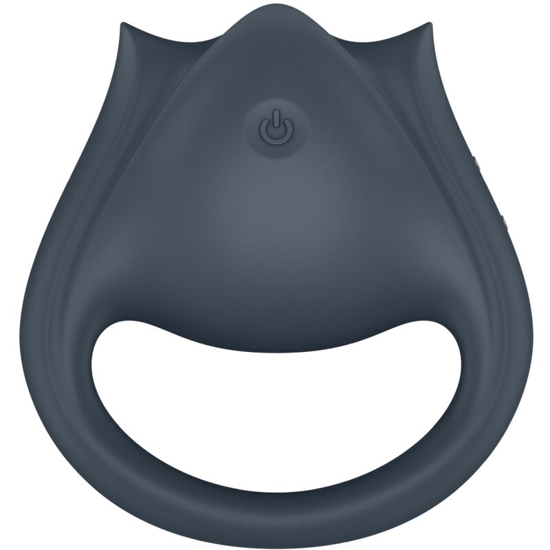 SATISFYER - PERFECT PAIR 2 MULTIVIBRATEUR 2 EN 1 ANNEAU PÉNIS ET STIMULATEUR DE DOIGTS GRIS