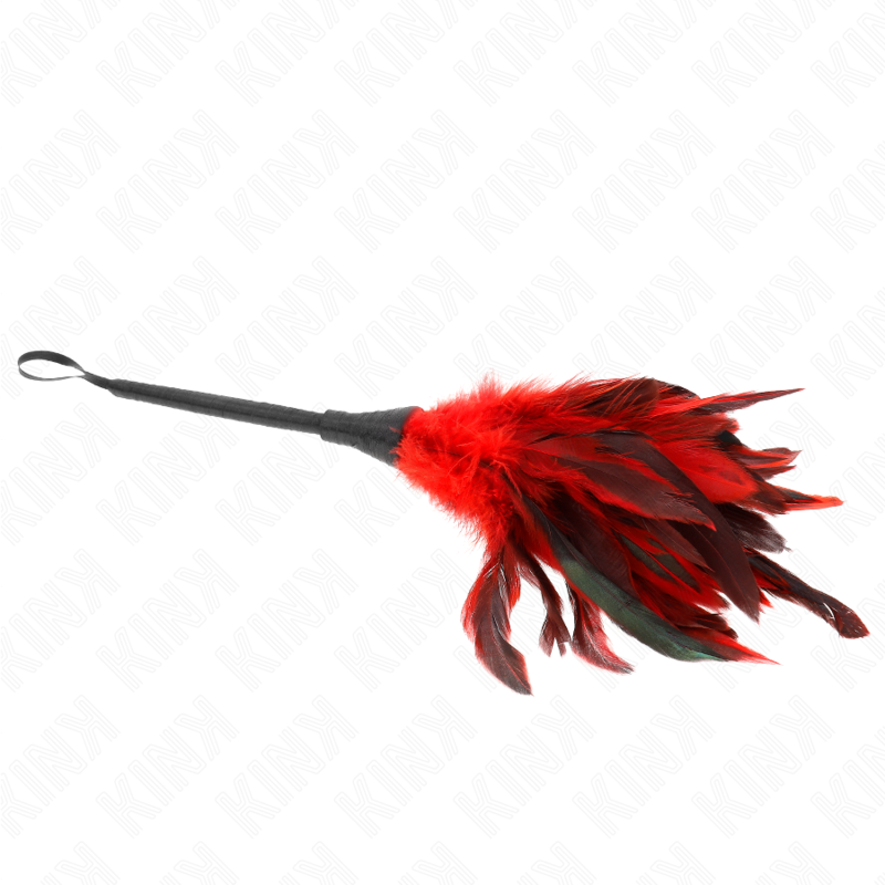 Plumeau Érotique Forme de Corne Plumes Douces 36 cm - Kink
