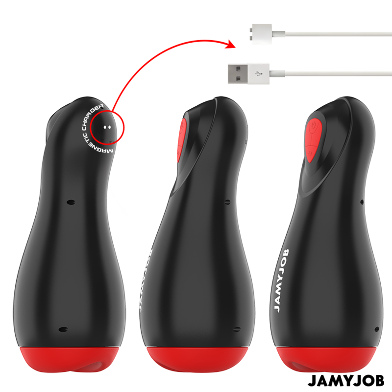 JAMYJOB - CORE-X MASTURBATEUR AUTOMATIQUE 5 MODES ONDES STIMULANTES ET VIBRATIONS
