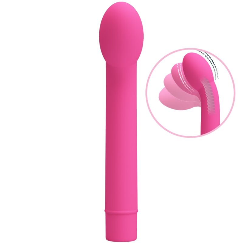 Vibromasseur Point G Logan 10 Vibrations Pointe Bulbeuse - Silicone - Pretty Love