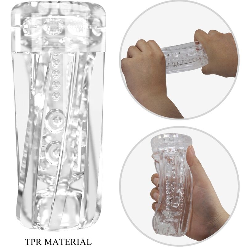 PRETTY LOVE - MASTURBATEUR HOMME TAMARA VIBRATEUR MULTI-VITESSES NOIR