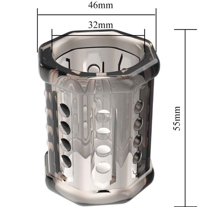 PRETTY LOVE - RONAEL MANCHON PÉNIS SUPER EXTENSIBLE TRANSPARENT