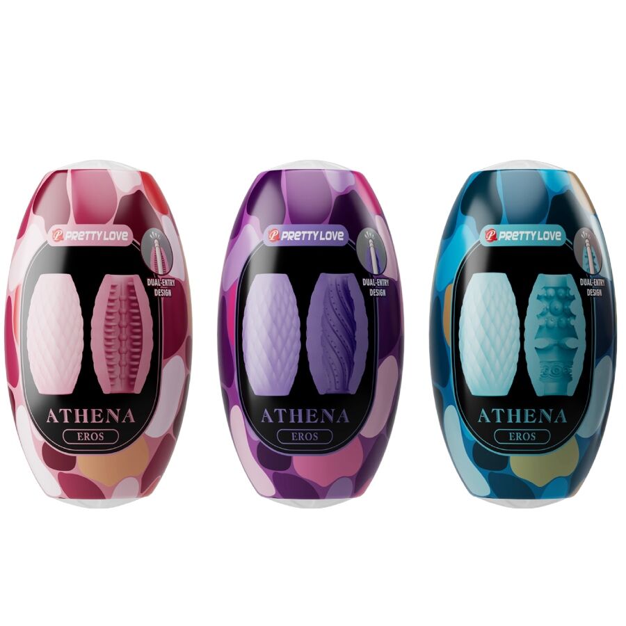 PRETTY LOVE - ATHENA EROS PACK 15 MASTURBATEURS MASCULINS DIVERS