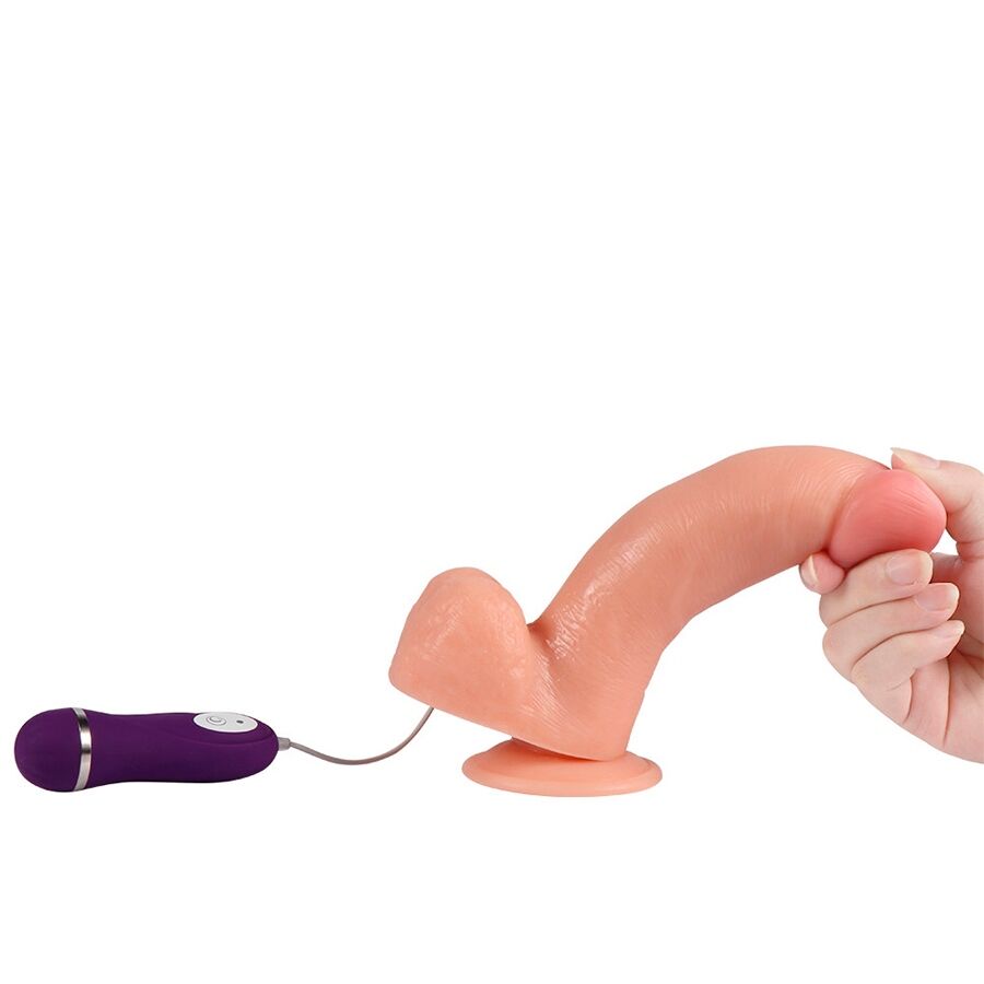 SHEQU - DILDO VIBRATEUR APOLO AVEC TÉLÉCOMMANDE 24,5 CM