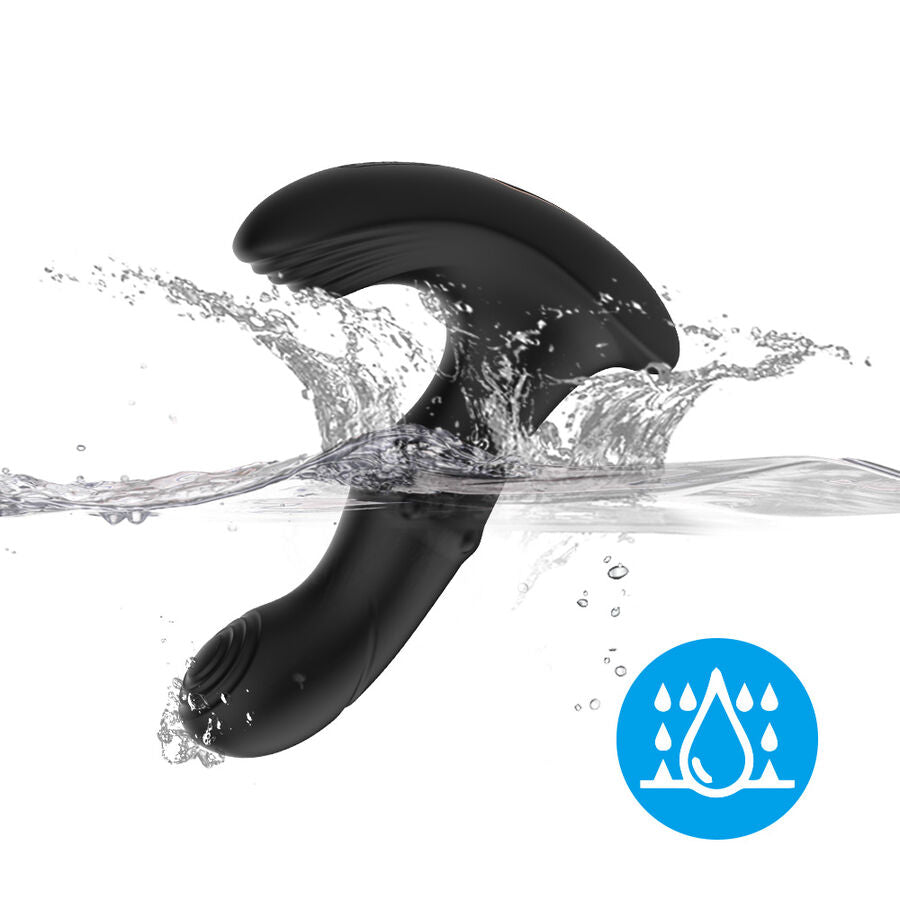 ARMONY - VIBRATEUR DE PROSTATE ANAL AVEC TÉLÉCOMMANDE NOIR