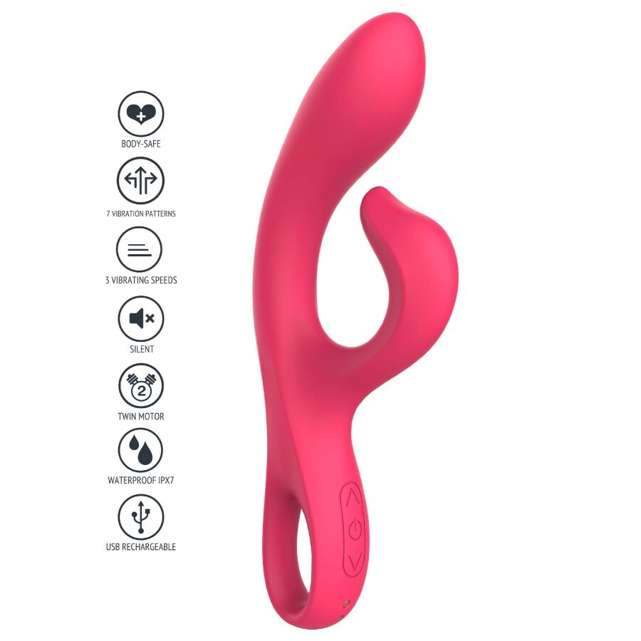 Vibromasseur Point G Flexible Endless Orgasm Double Stimulation IPX7 - Xocoon