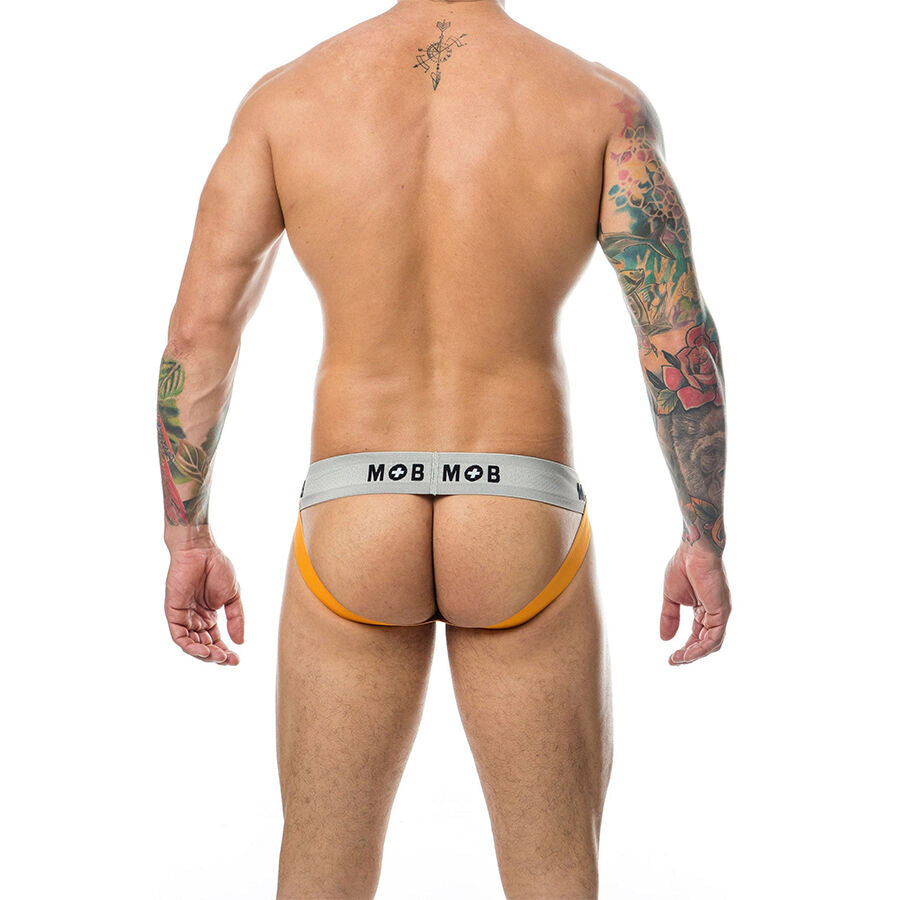 MOB - JOCK CLASSIQUE À RAYURES ORANGE TAILLE L