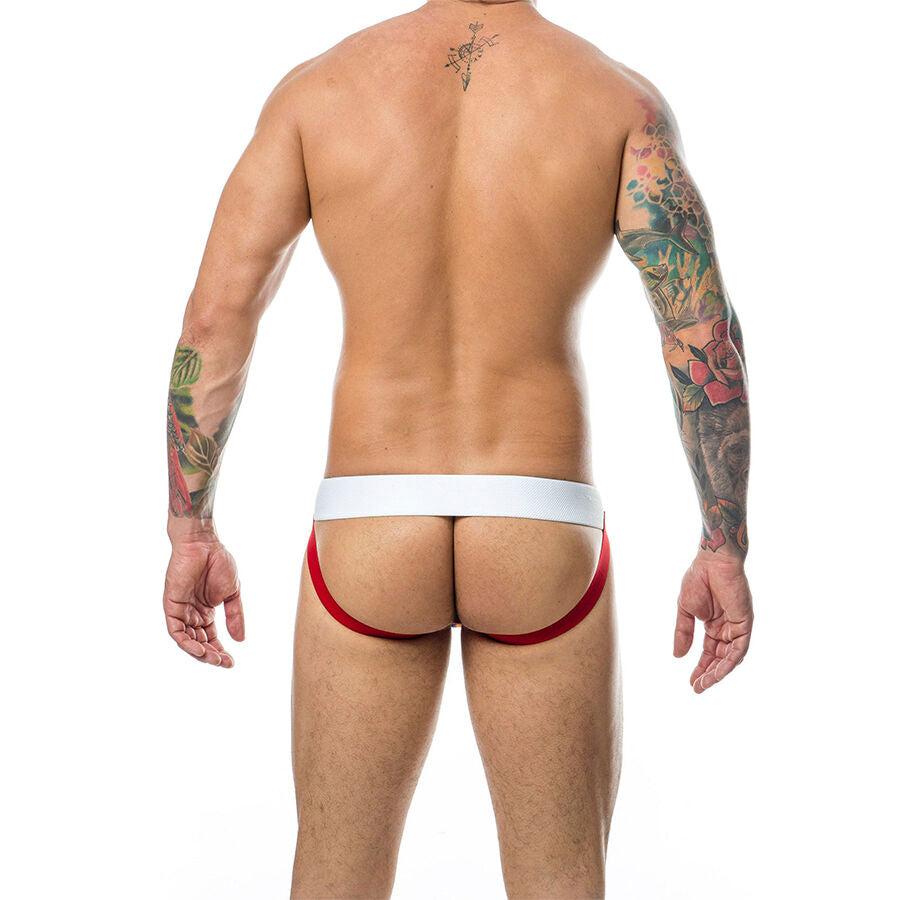 Jockstrap Classique Rayures Latérales Coton Stretch - Mob