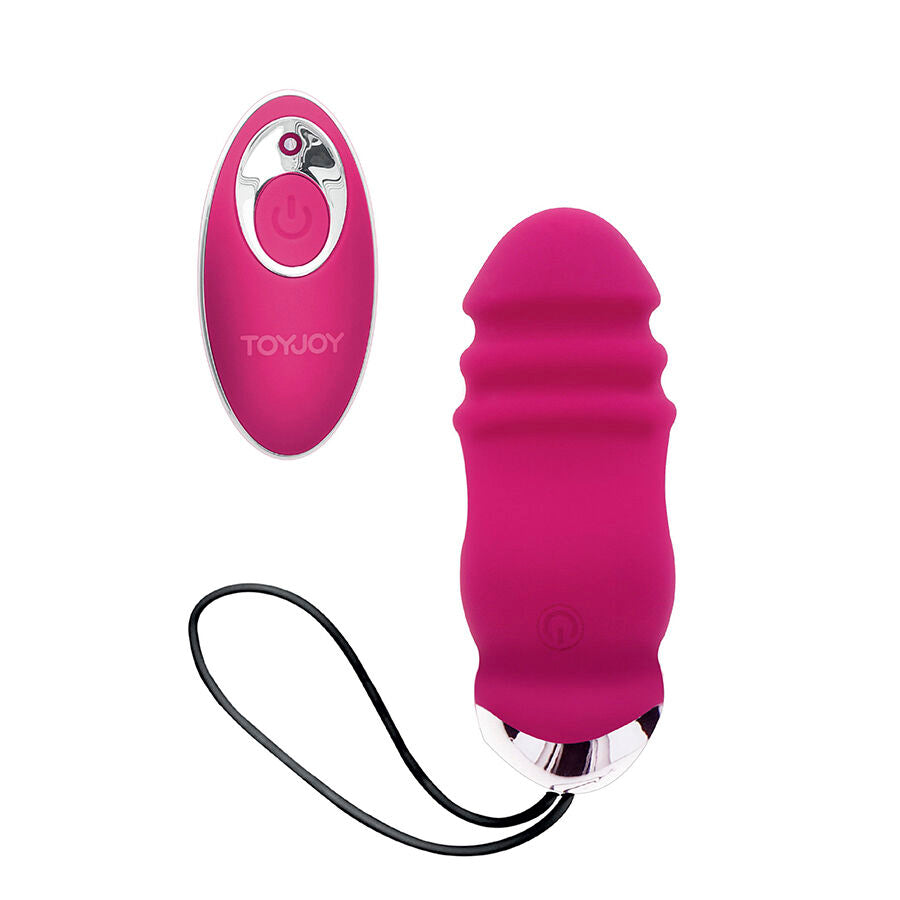 TOYJOY - HAPPINESS SUNN SIDE UP AND DOWN VIBRATEUR FUCHSIA TÉLÉCOMMANDE