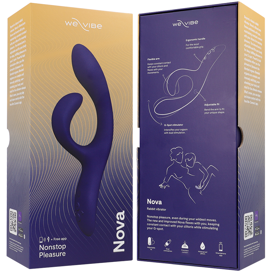 WE-VIBE - VIBRATEUR LAPIN NOVA 3 BLEU NUIT