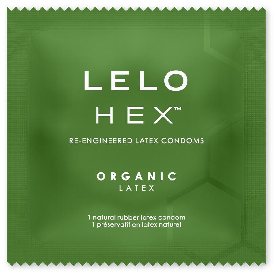 LELO - HEX BOÎTE DE PRÉSERVATIFS BIOLOGIQUES 3 UNITÉS