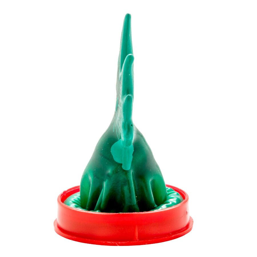 CONDOMERIE - PRÉSERVATIFS FANTAISIE PEINTS À LA MAIN CANNABIS MODÈLE 1