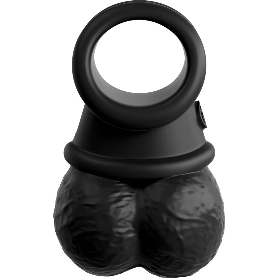 Cockring Boules Pétillantes Crown Jewels Double Densité Silicone - King Cock Elite