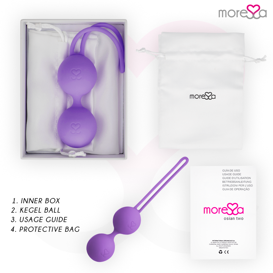 MORESSA - OSIAN DEUX SILICONE LILAS PREMIUM