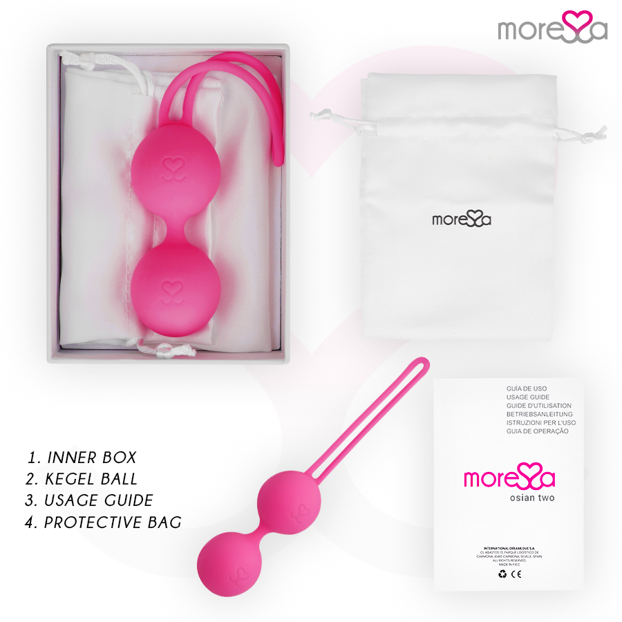 MORESSA - OSIAN DEUX SILICONE PREMIUM ROSE