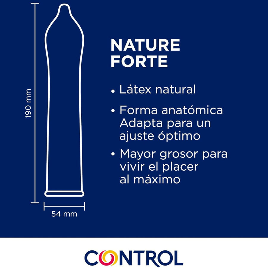 CONTROL - PRÉSERVATIFS NATURE FORTE 144 UNITÉS