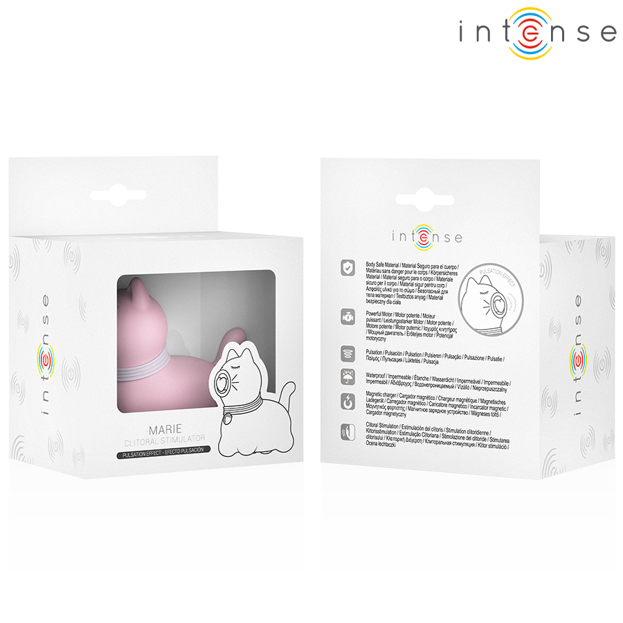 INTENSE - STIMULATEUR DE LANGUE EFFET PULSATION MARIE PINK