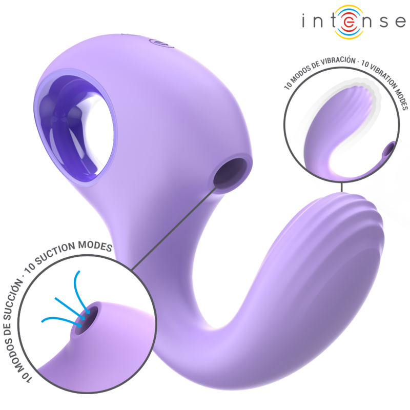 INTENSE - BAXTER VIBRATEUR & STIMULATEUR VIOLET