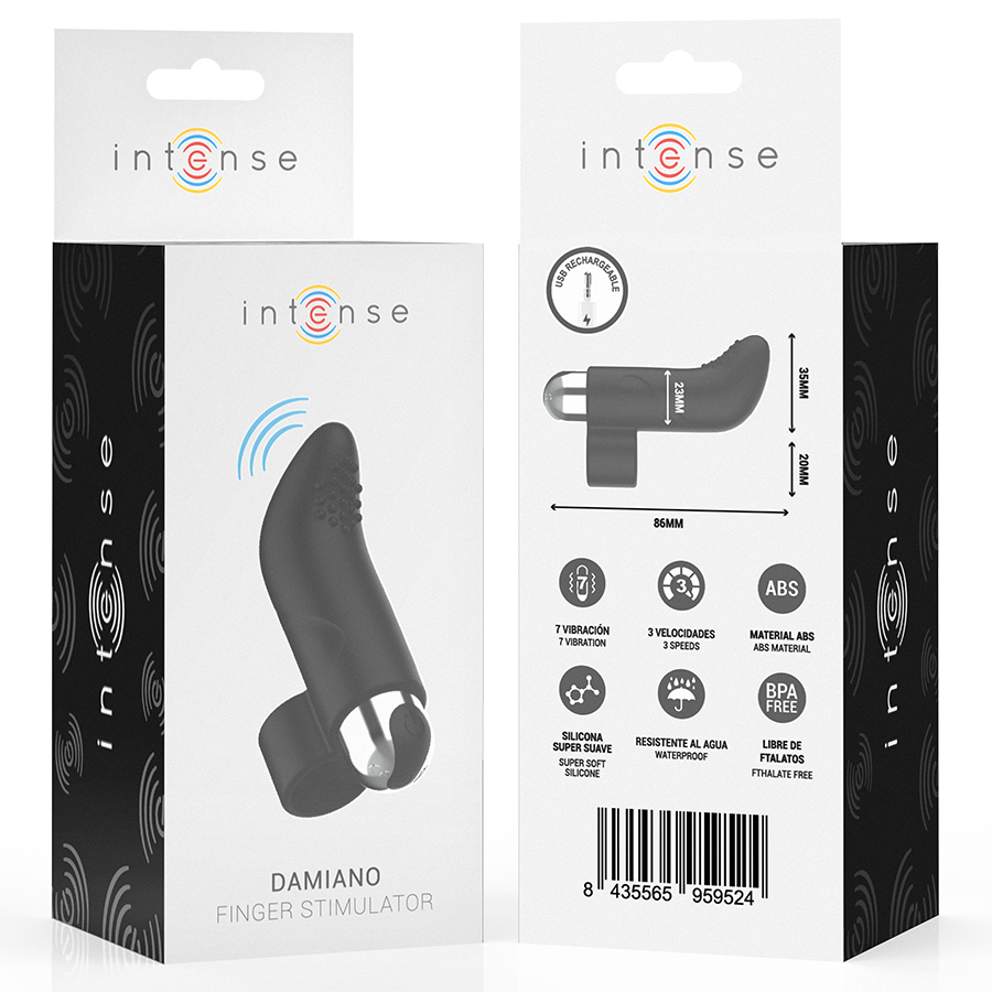 INTENSE - DAMIANO STIMULATEUR DOIGT RECHARGEABLE