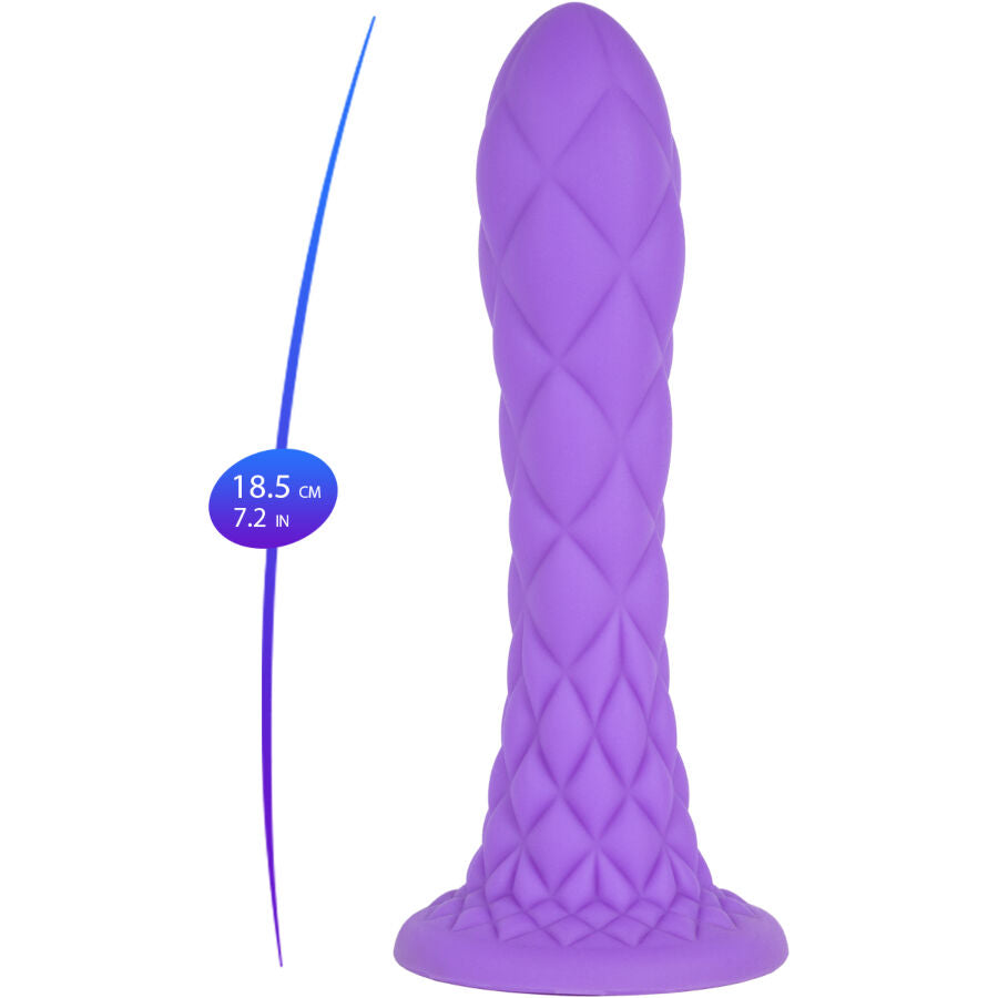 SILEXD - DREAMY DILDO FANTASY SILICONE LIQUIDE THERMORÉACTIF VIOLET 18,5 CM