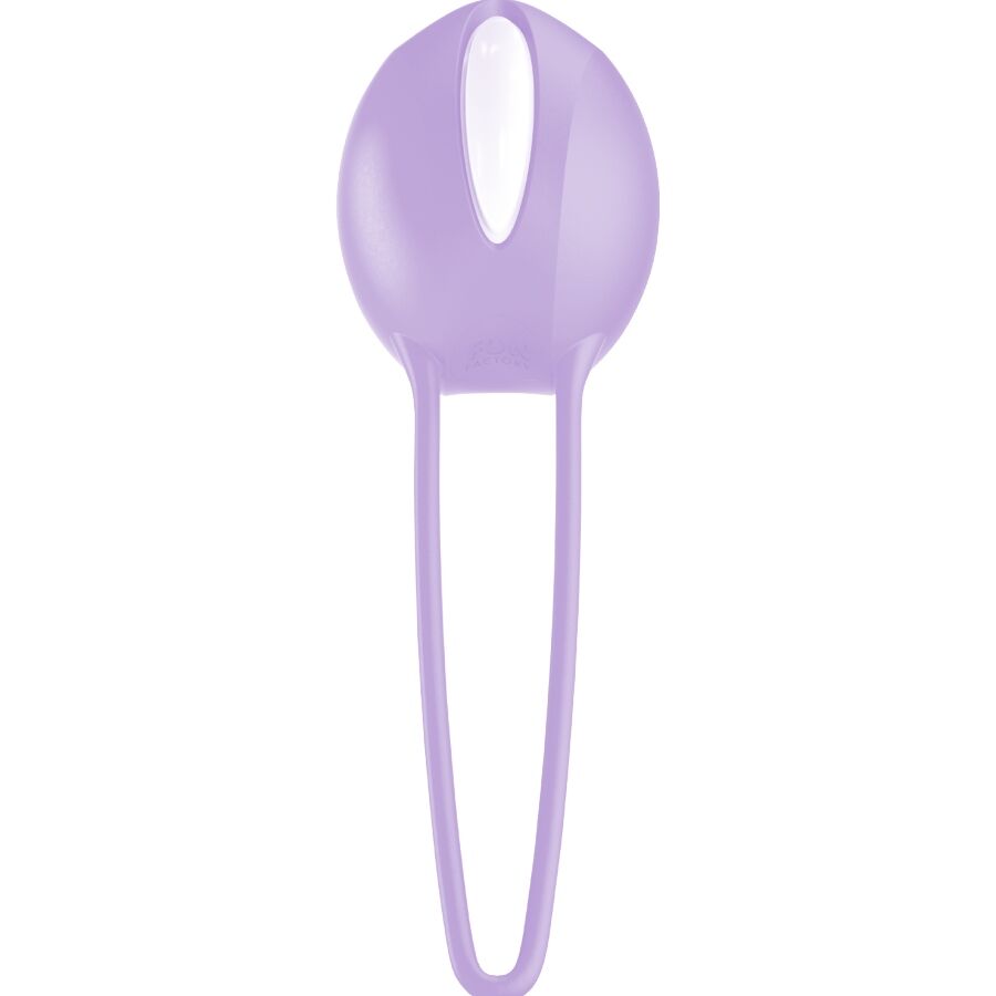 Boule de geisha Smartball Uno violette de Fun Factory avec son cordon de retrait