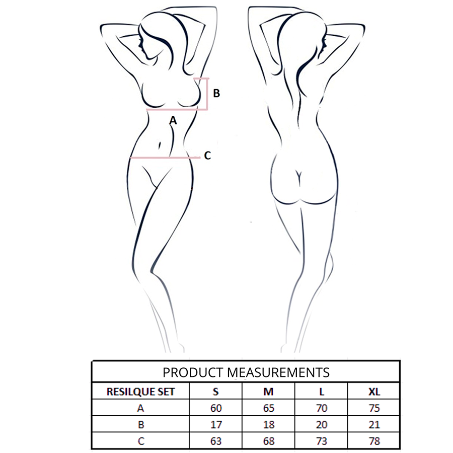 PASSION - ENSEMBLE SOUTIEN-GORGE + STRING RESILQUE NOIR S/M