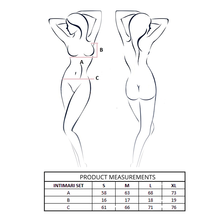 PASSION - ENSEMBLE SOUTIEN-GORGE + CULOTTE INTIMARI ROSE L/XL