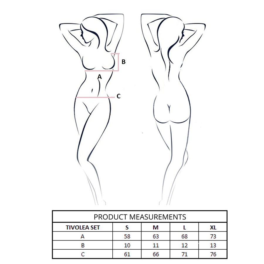 PASSION - ENSEMBLE SOUTIEN-GORGE + STRING TIVOLEA MISTY ROSE L/XL