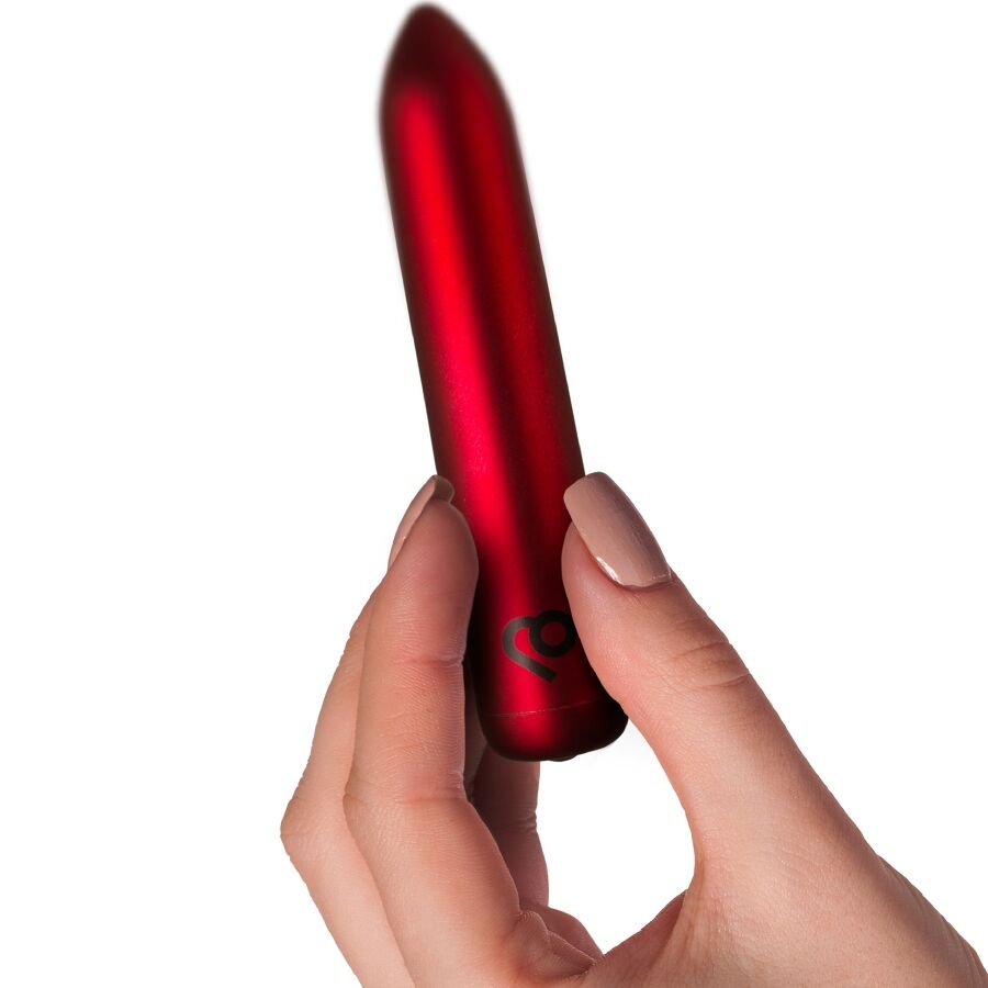ROCKS-OFF - BALLE VIBRANTE RECHARGEABLE ROUGE COQUELICOT