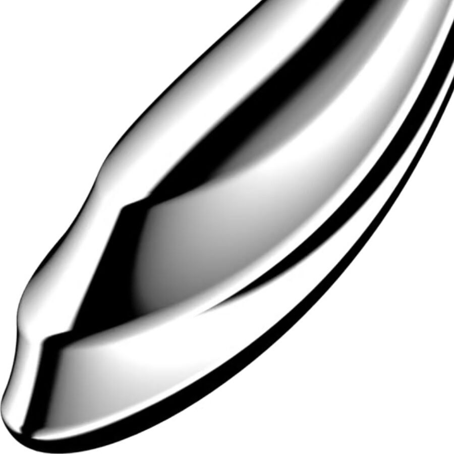 SATISFYER - PURE GRAVITY 2 GODEMICHET DOUBLE EXTRÉMITÉ EN ACIER INOXYDABLE