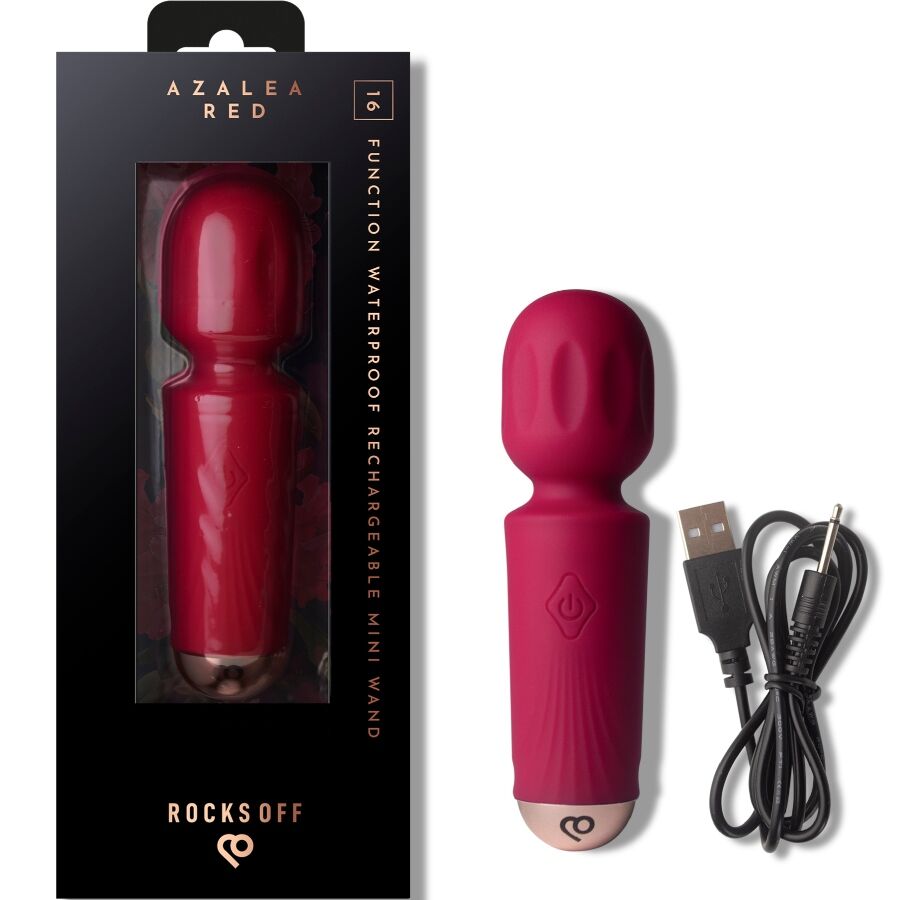Mini Vibromasseur Baguette Tulipe Rechargeable 16 Modes Étanche - Rocks-Off