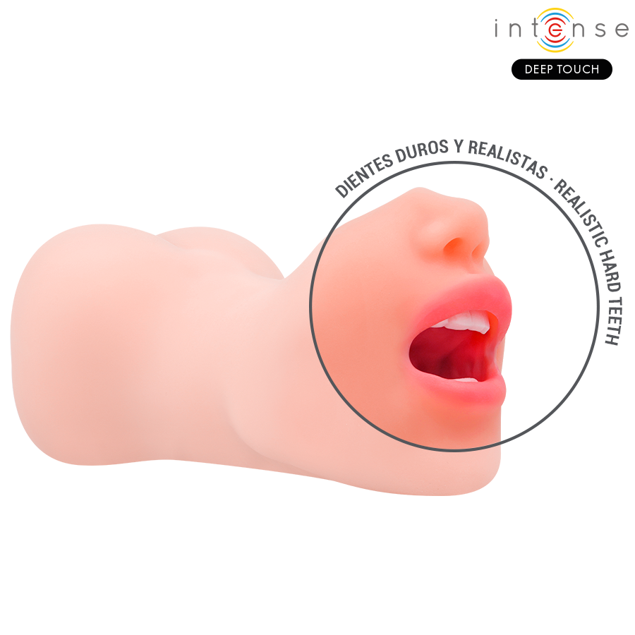 INTENSE DEEP TOUCH - MASTURBATEUR À DOUBLE BOUCHE ET VAGIN RILEY