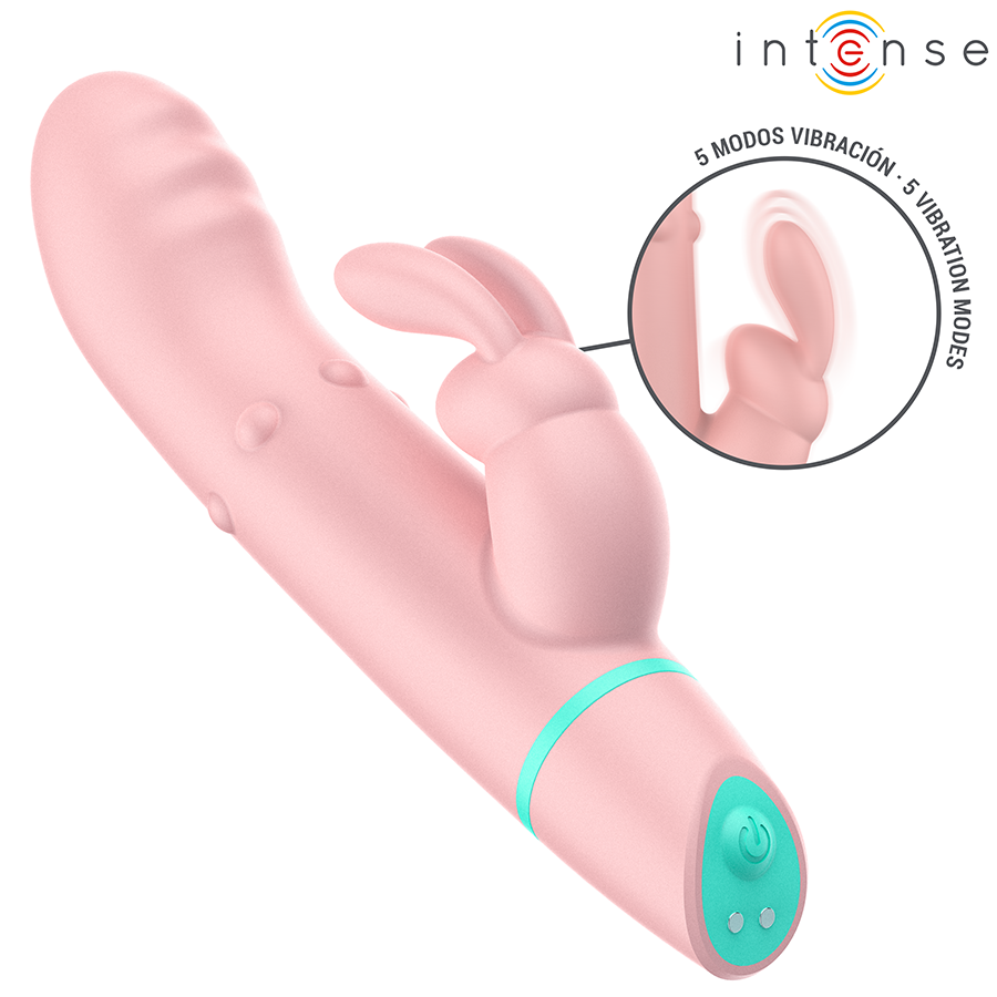 Vibromasseur Rabbit Alvin Oscillant à Roulement 5 Modes Rechargeable - Intense