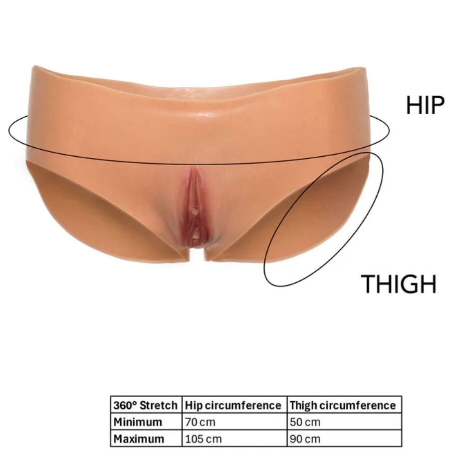 DÉSIR CACHÉ - ALTER EGO CULOTTE VAGIN OUVERT TAILLE BASSE CHAIR