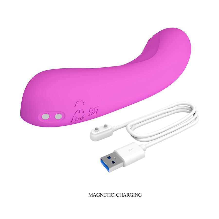 Vibromasseur Point G Elegant 10 Modes Silicone Rechargeable - Pretty Love