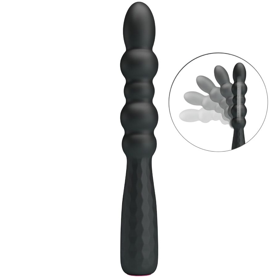 Plug Anal Vibrant Flexible Tige Ondulée 12 Modes Rechargeable - Mr Play