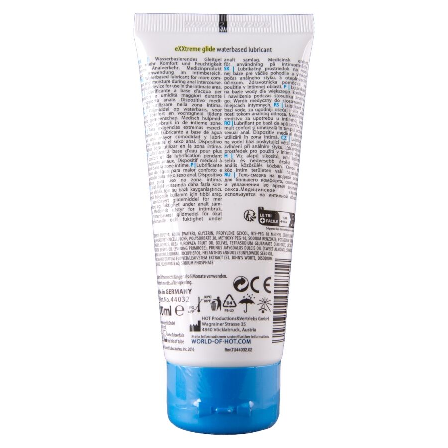 Lubrifiant Eau Exxtreme Glide Huile de Confort A+ 2 Formats - Hot