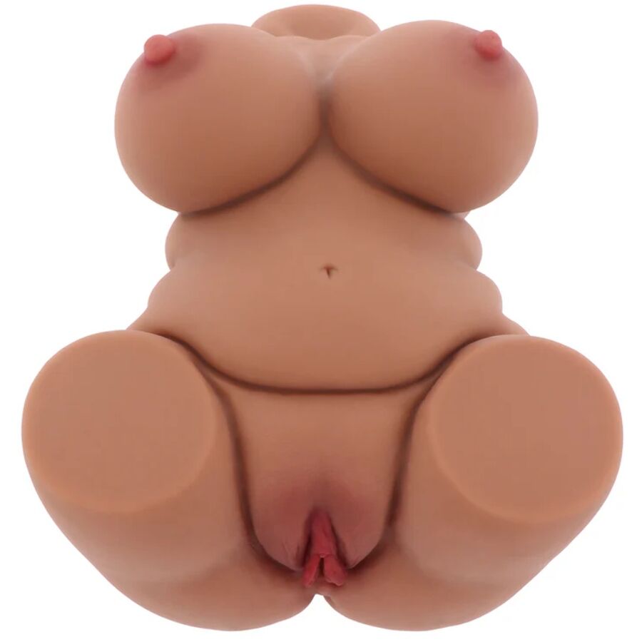 Masturbateur Torse Féminin Big Fat Banging Babe XL 10 Kg Double Orifice - Hidden Desire