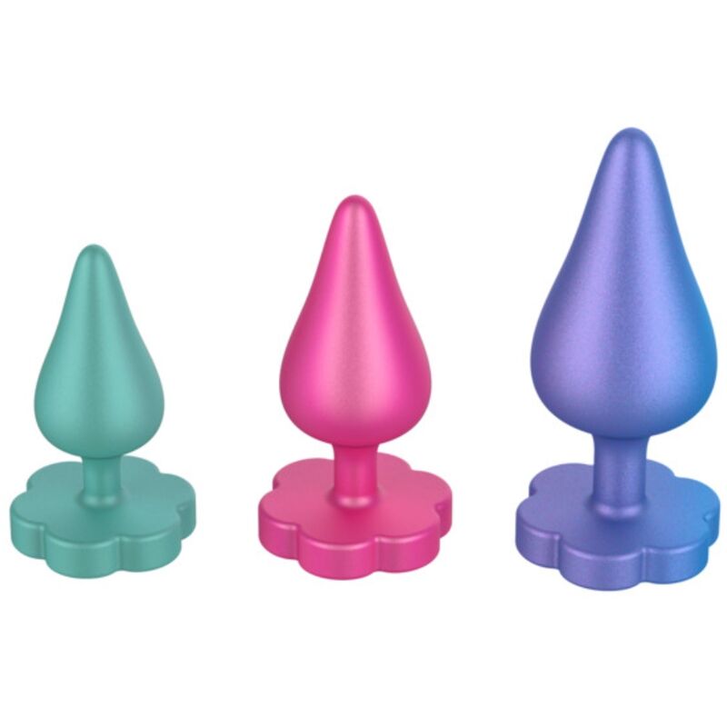 Kit d'Entraînement Anal Luster 3 Plugs Progressifs S/M/L - Romp