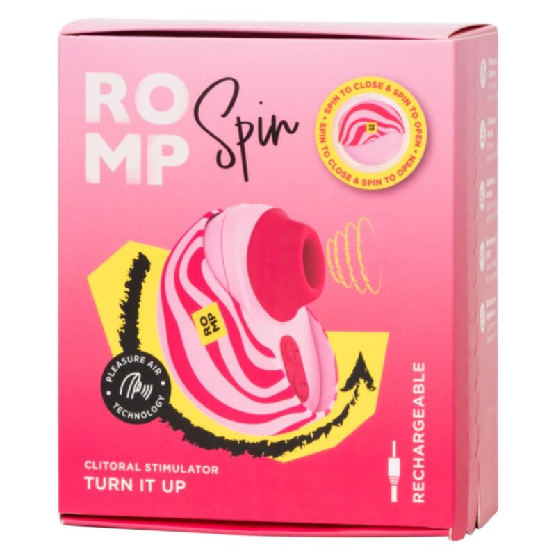 Vibromasseur Rabbit Rotatif Spin Double Stimulation Point G Étanche - Romp