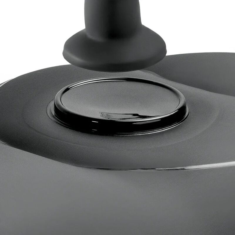 Ventouse du gode posée au-dessus de la plateforme ronde du siège Body Dock