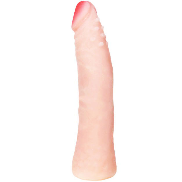 Gode en silicone réaliste au toucher de la peau 19 cm couleur aléatoire de la boîte