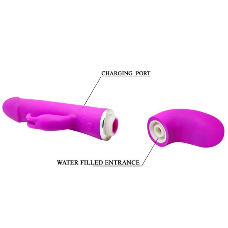 Vibrateur henry avec 12 modes de vibration et fonction squirt