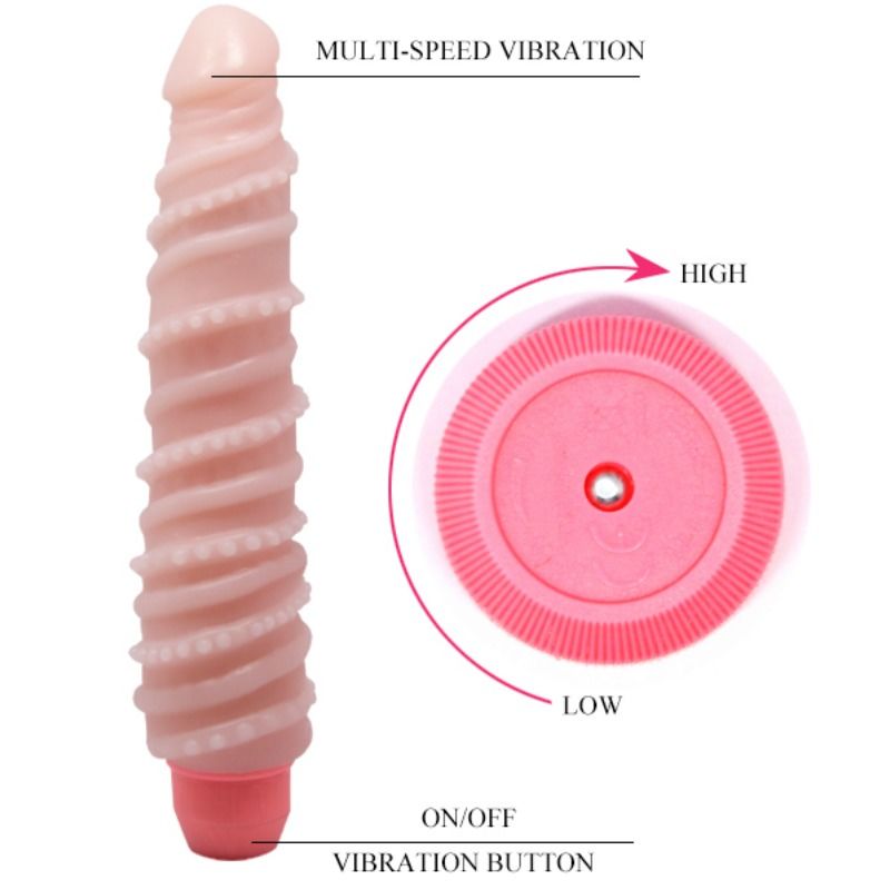 Vibrateur spirale sensuelle flexi vibe 19.5 cm
